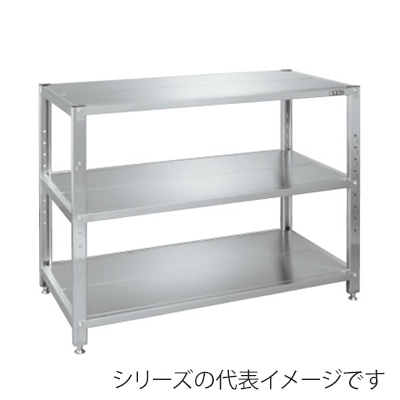 サカエ ステンレスサカエラック　3段　SUS430  STN2-1890SU4 1台（ご注文単位1台）【直送品】
