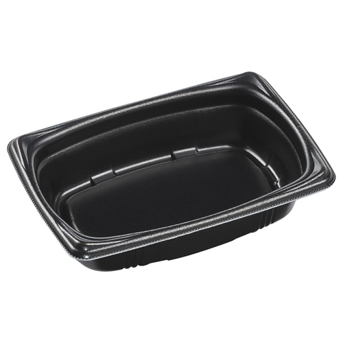 エフピコ 惣菜容器 MFP角デリ 本体 20-13(50) 黒W 25枚/袋(ご注文単位30袋)【直送品】