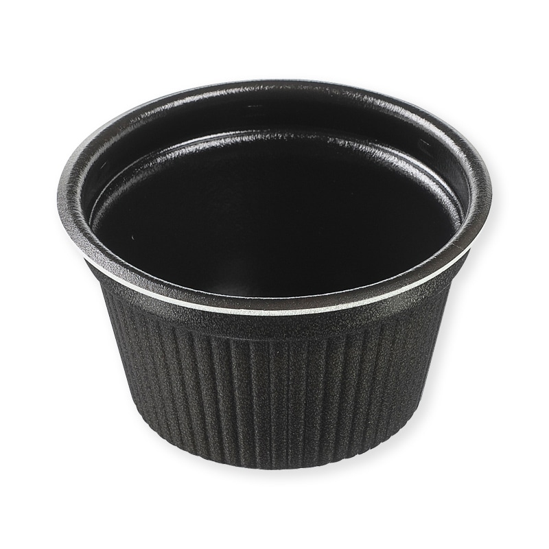エフピコ 食品容器 MFPドリスカップ 115-380 本体 黒W 30枚/袋