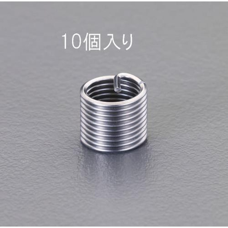 エスコ EA949VD-7LA M7-1.0x14mmリコイルインサートネジ(並目/10コ) 1個（ご注文単位1個）【直送品】