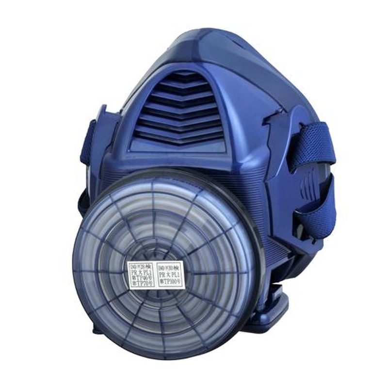 エスコ EA800MR-3 電動ファン付き呼吸用保護具(伝声器付) 1個(ご注文単位1個)【直送品】