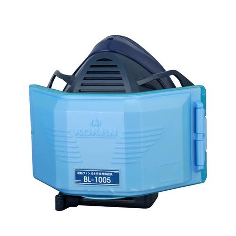 エスコ EA800MR-1 電動ファン付き呼吸用保護具(伝声器付) 1個(ご注文単位1個)【直送品】