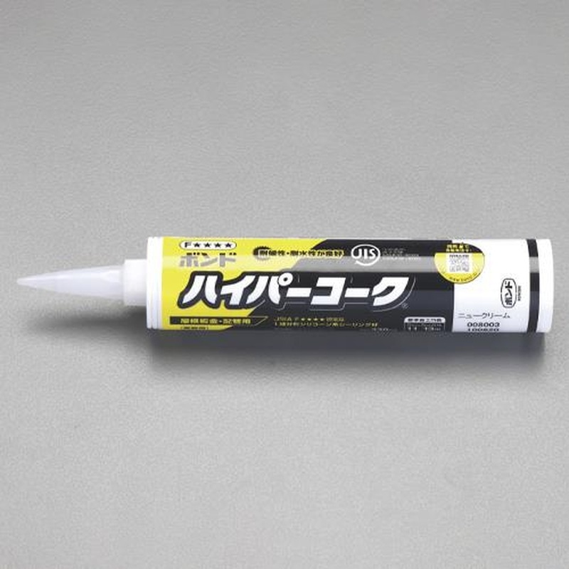 エスコ EA930AE-22B 330ml耐候性シリコンコーク(ホワイト/20本) 1個(ご注文単位1個)【直送品】