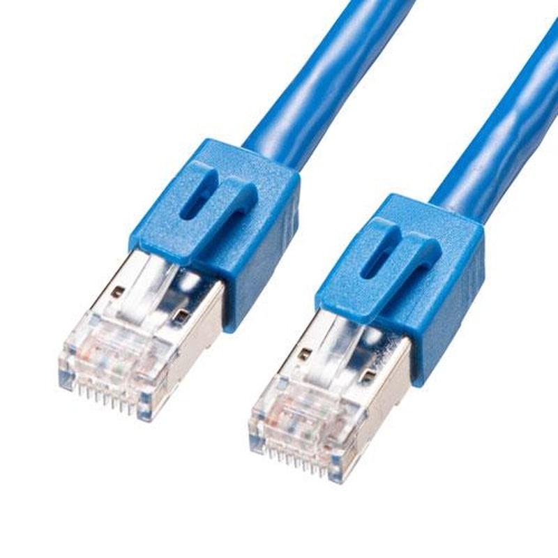エスコ EA764BB-229A 30mLANケーブル(CAT6/ノイズシールド処理/青) 1個(ご注文単位1個)【直送品】
