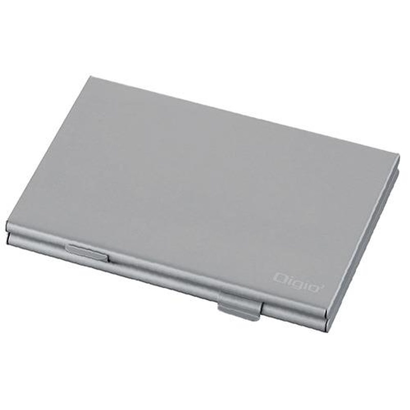 エスコ EA759Z-125A 94x60x10mmSDカードケース(6枚/静電気防止/シルバ 1個（ご注文単位1個）【直送品】
