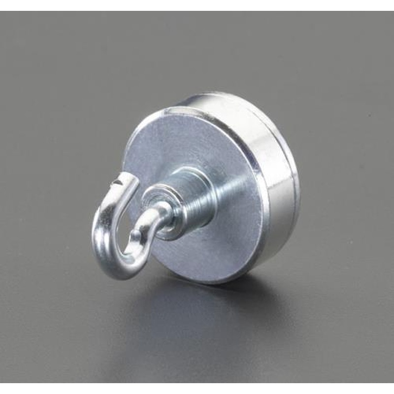 エスコ EA781EX-5 φ25x7.0mm/196N強力マグネット(フック付) 1個（ご注文単位1個）【直送品】