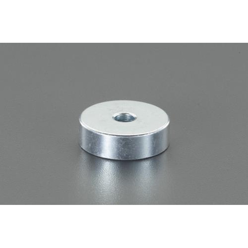 エスコ EA781EM-4 φ20x6mm/4.5mm/105N強力マグネット 1個（ご注文単位1個）【直送品】
