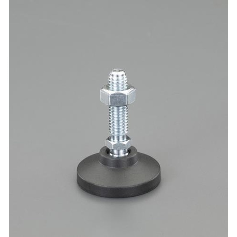 エスコ EA949HA-308 φ50mm/M12x125mmアジャスターベース(首振り) 1個（ご注文単位1個）【直送品】
