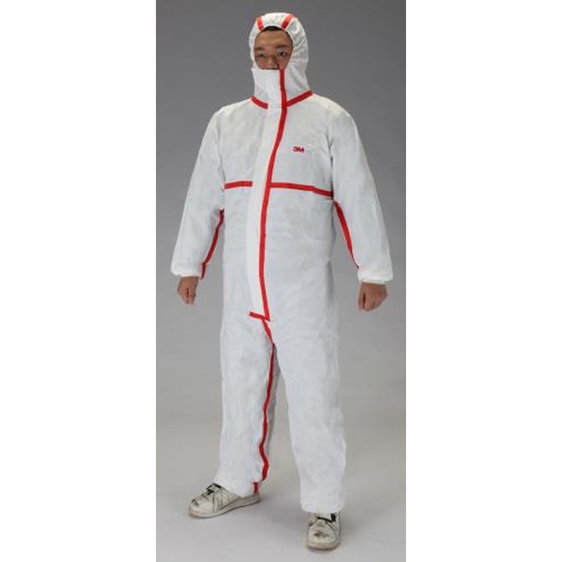 エスコ EA996BA-41[M]防護服(使い捨て/ダイオキシン作業用) 1個（ご注文単位1個）【直送品】