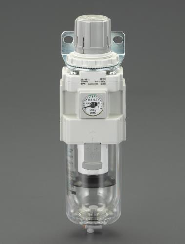エスコ EA153SL-28 Rc 1 減圧弁(エアーフィルター/ブラケット付) 1個 （ご注文単位1個）【直送品】