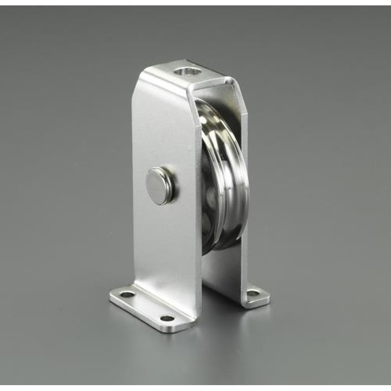 エスコ EA987SR-63 57mm縦型固定滑車(ステンレス製) 1個(ご注文単位1個)【直送品】