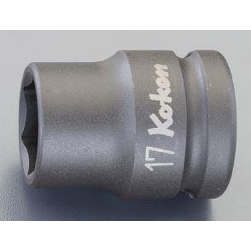 エスコ EA164DH-17 1/2”DRx17mmインパクトソケット(薄肉) 1個(ご注文単位1個)【直送品】