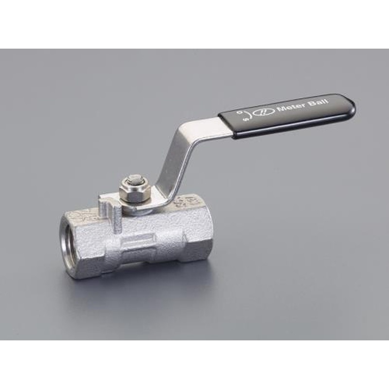 エスコ EA425CA-13 G3/8”xRc3/8”ゲージ用ボールバルブ(ステンレス製) 1個(ご注文単位1個)【直送品】