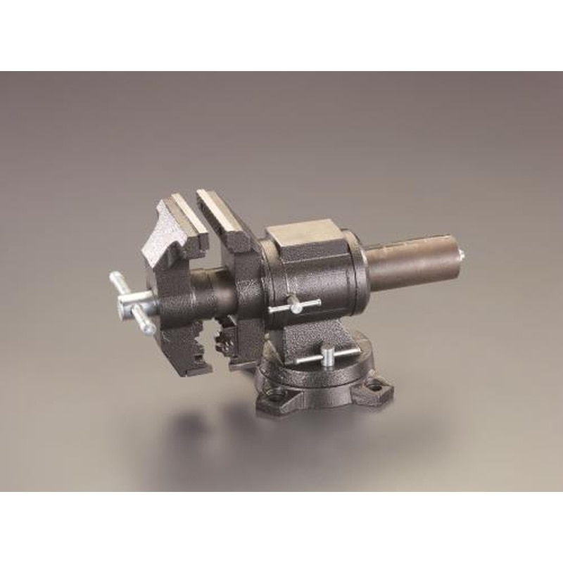 エスコ EA525BJ-3 127mmベンチバイス(回転台付) 1個(ご注文単位1個)【直送品】