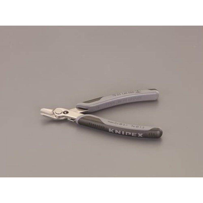 エスコ EA535KE-21 140mm精密用ニッパー(ESDグリップ) 1個(ご注文単位1個)【直送品】