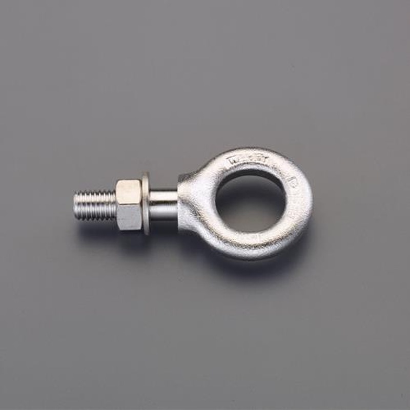 エスコ EA638SV-35 M8x63mmロングアイボルト(ステンレス製) 1個(ご注文単位1個)【直送品】