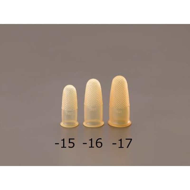 エスコ EA765MX-15[小]厚口指サック(10個) 1個（ご注文単位1個）【直送品】