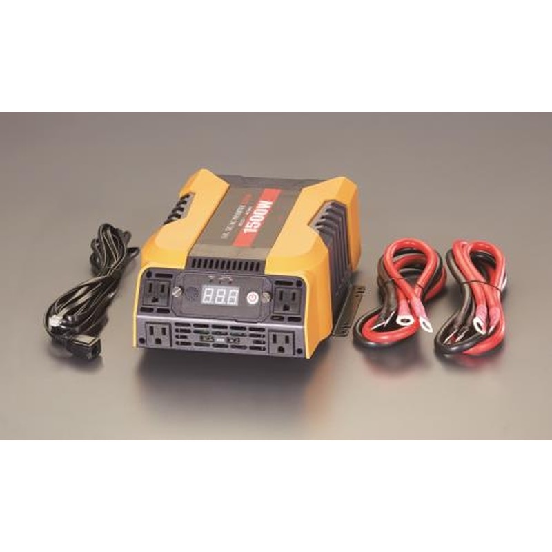 エスコ EA812JC-7 DC12V→AC100V・1500Wインバーター 1個(ご注文単位1個)【直送品】