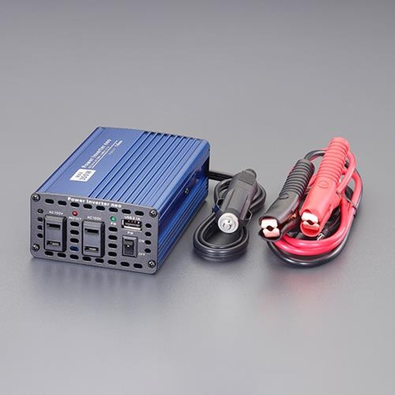エスコ EA812JA-19A DC12V→AC100V/280WDC-ACパワーインバーター 1個(ご注文単位1個)【直送品】
