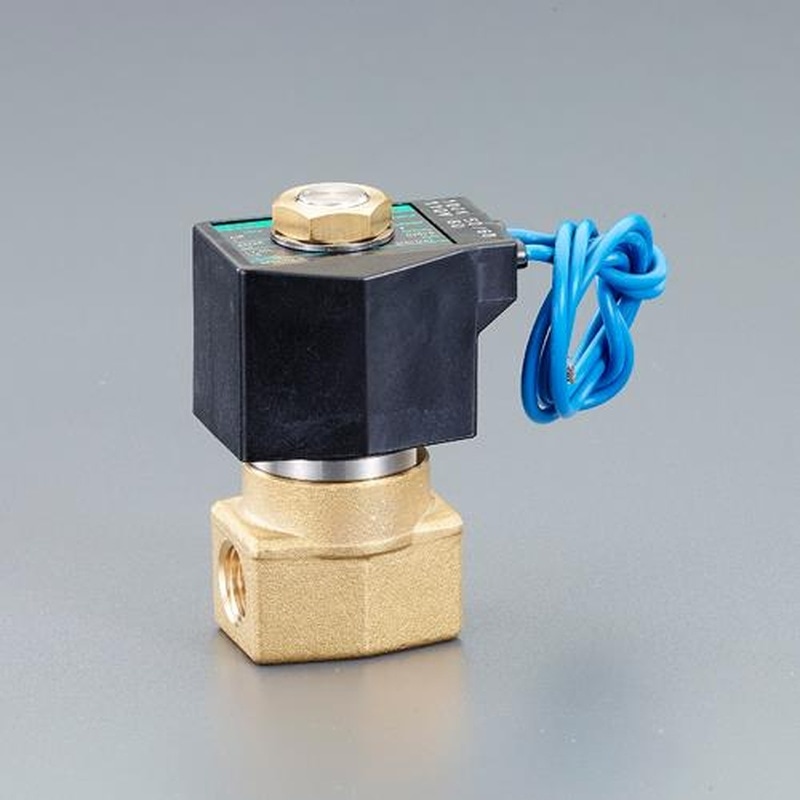 エスコ EA153HA-3 AC100V・Rc1/8”(3.00mm)2方向電磁弁 1個(ご注文単位1個)【直送品】