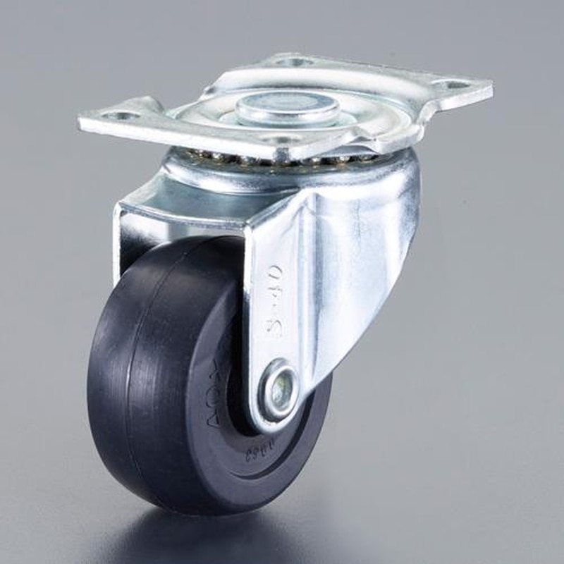 エスコ EA986PT-311 40mmキャスター(自在金具付) 1個(ご注文単位1個)【直送品】