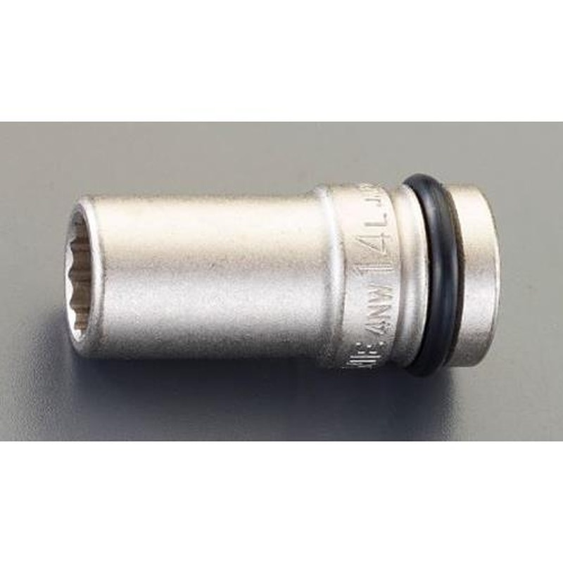エスコ EA164MC-112 1/2”DR/12mmディープインパクトソケット(12角) 1個(ご注文単位1個)【直送品】