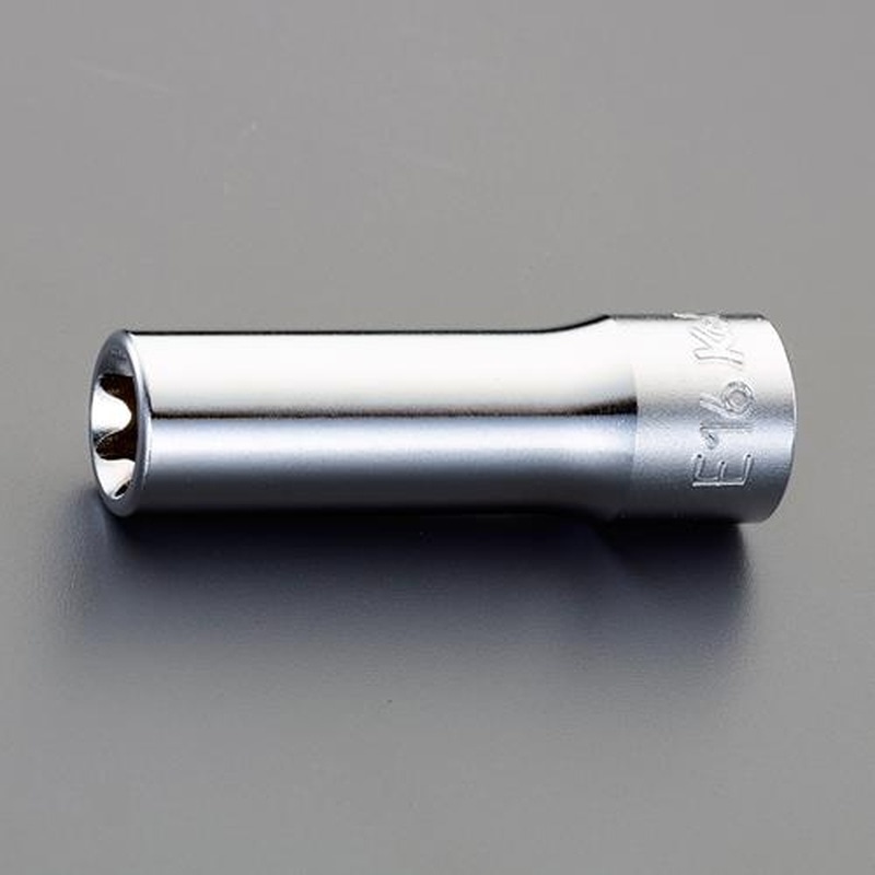エスコ EA618cm-224 1/2”DR/E24［TORX]ディープソケット 1個（ご注文単位1個）【直送品】