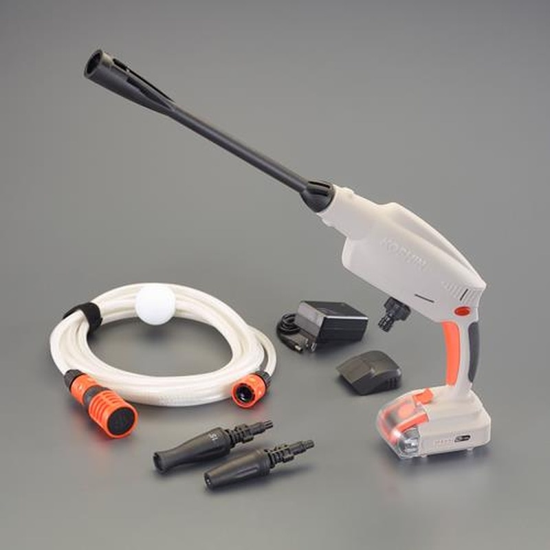 エスコ EA899AZ-10 DC18Vガン型洗浄機(充電式) 1個(ご注文単位1個)【直送品】