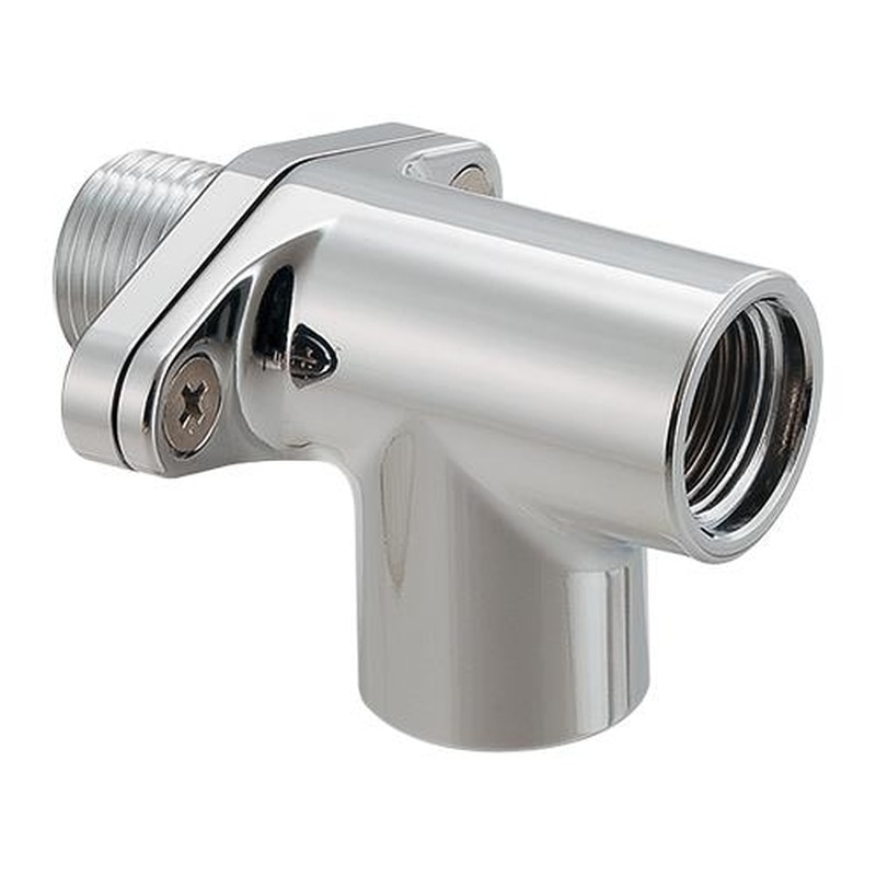 エスコ EA432MS-13B Rp1/2”xRc1/2”台付水栓エルボ(クロムメッキ) 1個(ご注文単位1個)【直送品】