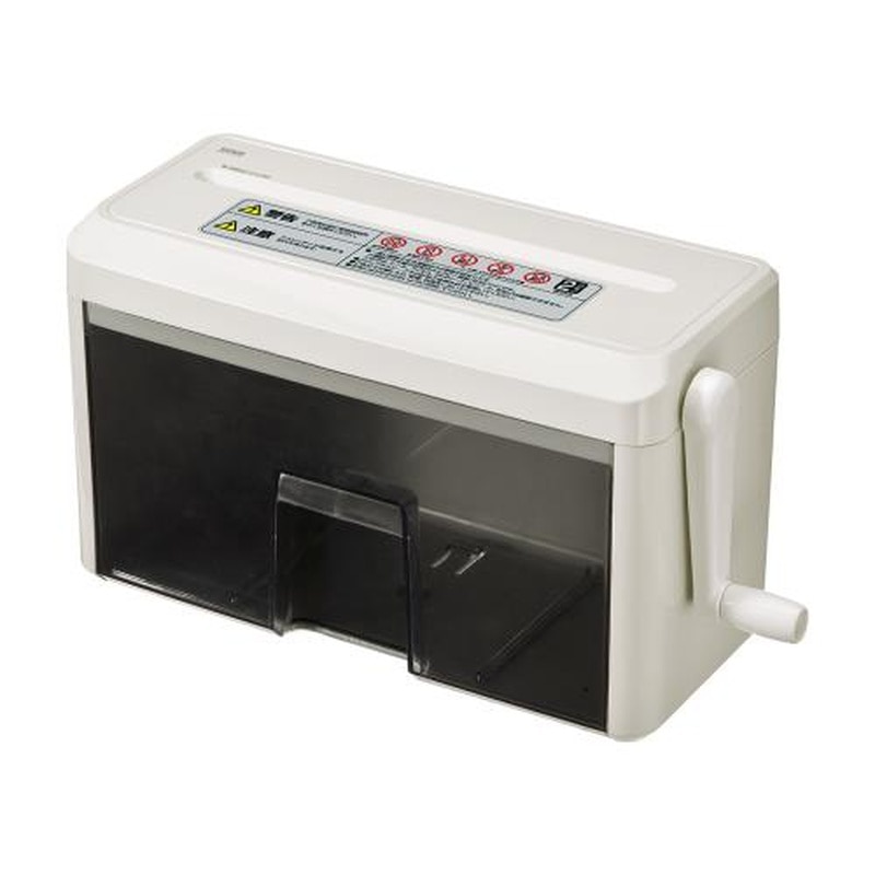 エスコ EA763ZD-112 333x125x170mm/3.0Lハンドシュレッダー 1個（ご注文単位1個）【直送品】