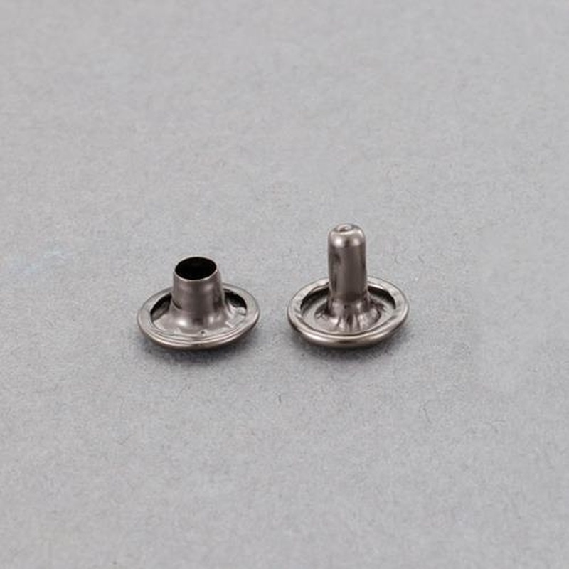 エスコ EA576MR-53 9mm/8.5mm大カシメピン(鉄ブラックメッキ/30組 1個(ご注文単位1個)【直送品】