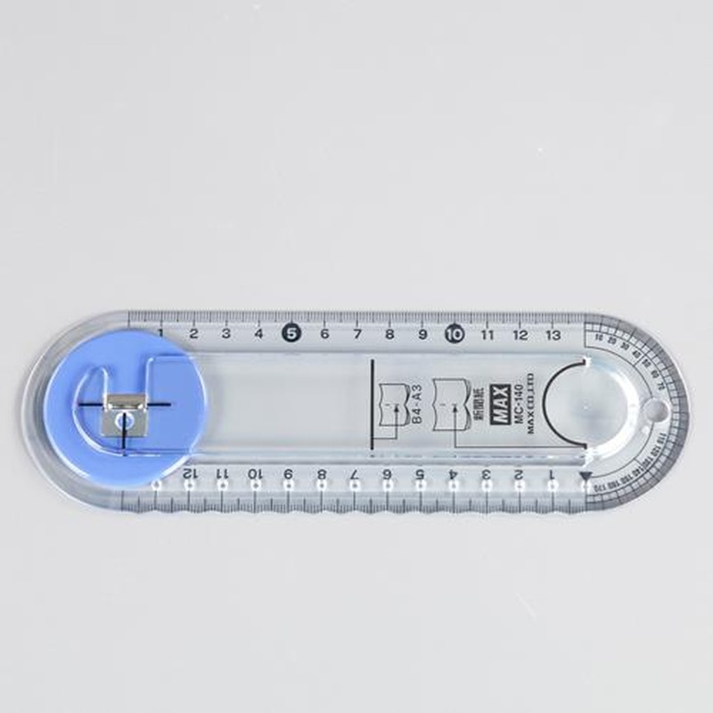 エスコ EA762HL-11 中とじ製本用多機能スケール 1個(ご注文単位1個)【直送品】