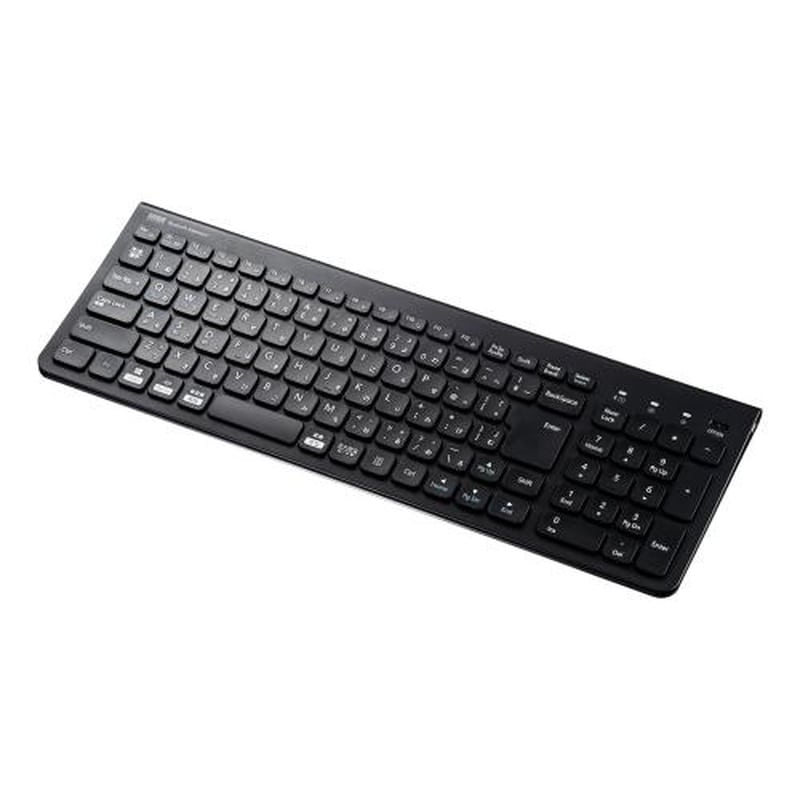 エスコ EA764AB-201 365x127x14mmワイヤレスキーボード(超薄型/テンキー付 1個(ご注文単位1個)【直送品】
