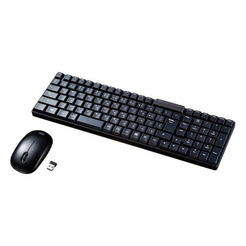 エスコ EA764AB-209 392x124x28mmワイヤレスキーボード(テンキー付/マウス付) 1個(ご注文単位1個)【直送品】