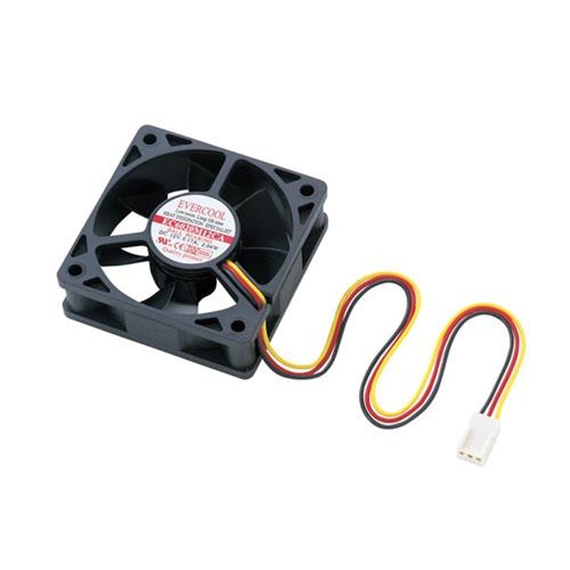 エスコ EA940DS-5 60x60x20mm(DC12V)ケース用ファン 1個(ご注文単位1個)【直送品】