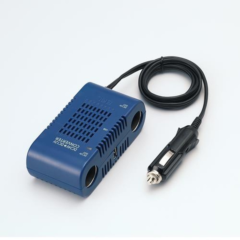 エスコ EA812JK-2 DC24V→DC12V/15A(USB2.4A)コンバーター 1個(ご注文単位1個)【直送品】