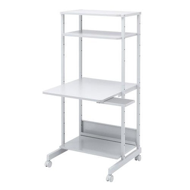 エスコ EA954HC-412B 650x700x1400mmパソコンデスク 1個(ご注文単位1個)【直送品】