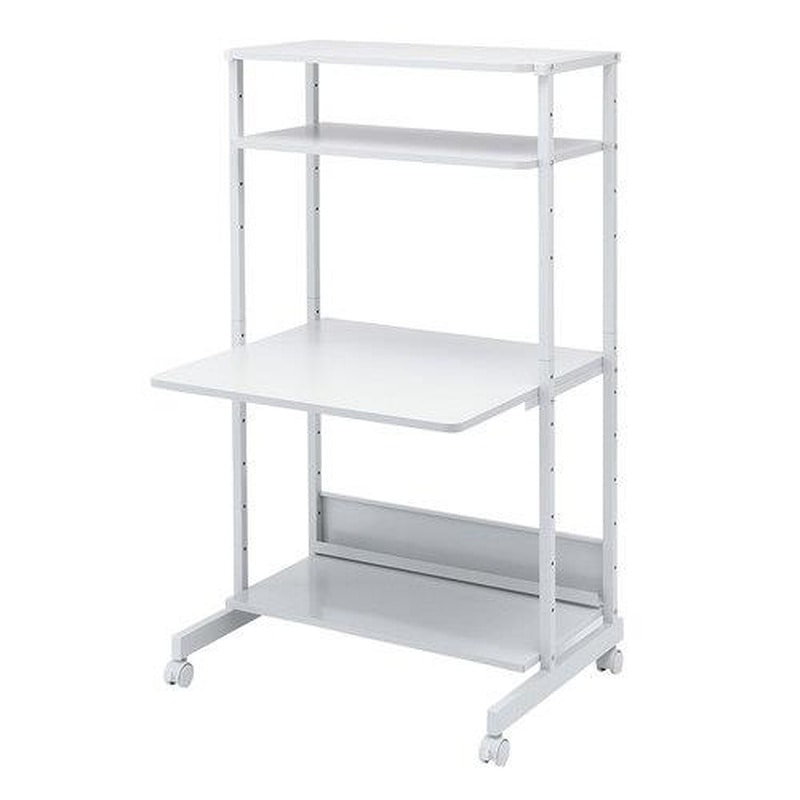 エスコ EA954HC-413B 800x700x1400mmパソコンデスク 1個(ご注文単位1個)【直送品】