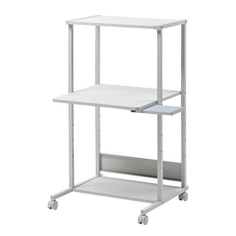 エスコ EA954HC-701B 650x610x1150mmパソコンデスク 1個(ご注文単位1個)【直送品】