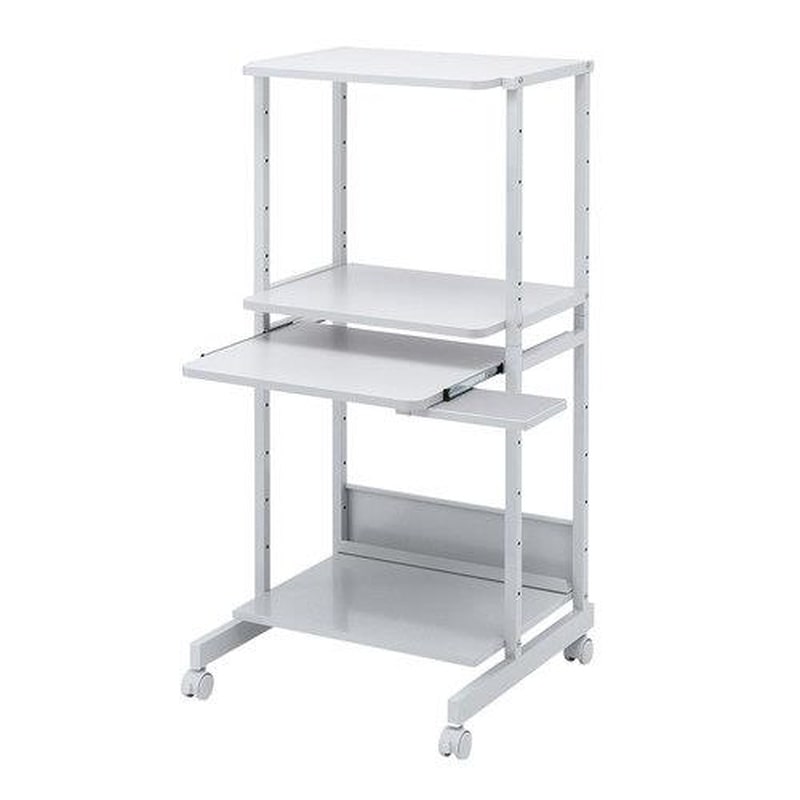 エスコ EA954HC-711B 600x600x1265mmパソコンデスク 1個(ご注文単位1個)【直送品】