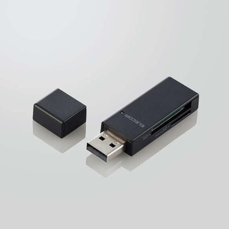 エスコ EA764A-27G メモリカードリーダ(USB2.0対応) 1個(ご注文単位1個)【直送品】