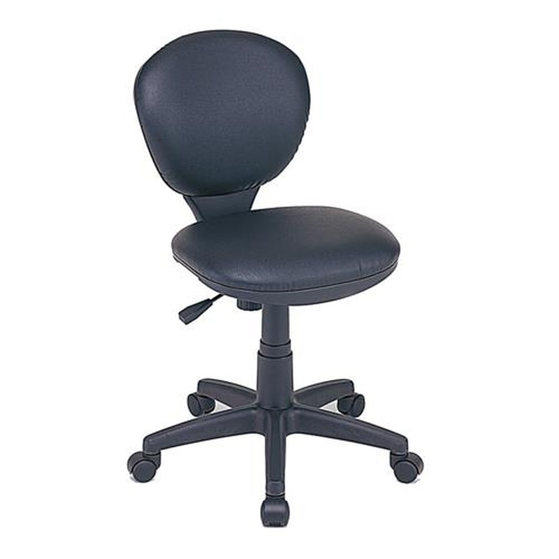 エスコ EA956XB-11A ビジネスチェアー(ブラック) 1個(ご注文単位1個)【直送品】