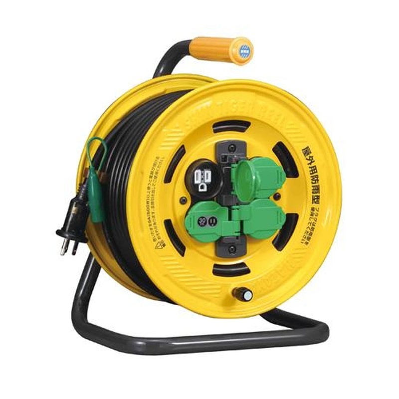 エスコ EA815BT-30 AC125V/15A/30mコードリール(防雨,漏電遮断器付 1個(ご注文単位1個)【直送品】