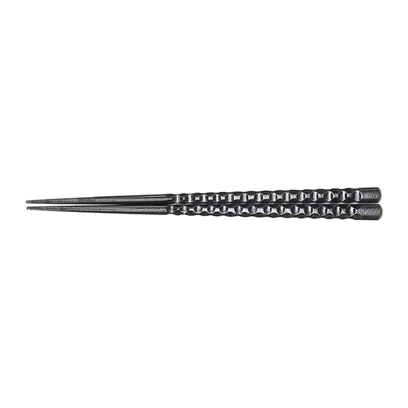 山下工芸 木製男箸 小亀甲 黒 27028480 1組（ご注文単位1組）【直送品】