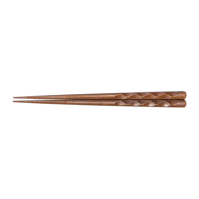山下工芸 木製男箸 大亀甲 スリ 27028540 1組（ご注文単位1組）【直送品】