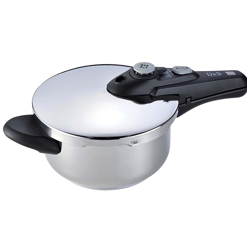 D&S プレッシャークッカー 圧力鍋 3.0L DSPC6010 1個(ご注文単位1個)【直送品】