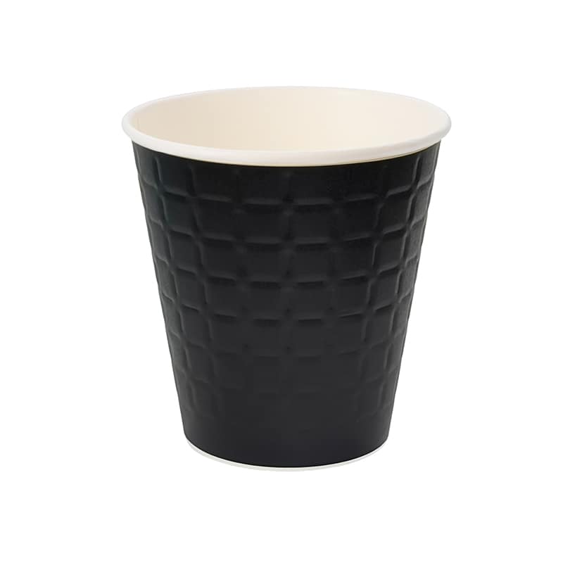 スマイル 紙コップ モデレカップ 9オンス(260ml) ブラック 50個