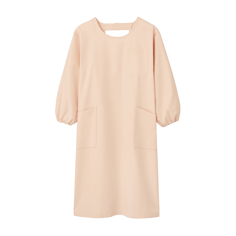 予防衣 男女兼用 長袖 74-409 シェルピンク 4L 1個(ご注文単位1個)【直送品】