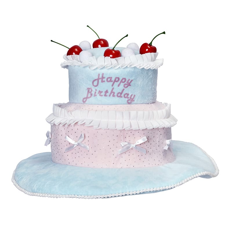クリアストーン コスチューム ハピバ チェリーケーキハット 1個（ご注文単位1個）【直送品】