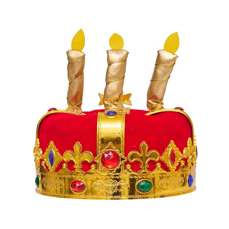 クリアストーン コスチューム ハピバ キングクラウン 1個（ご注文単位1個）【直送品】